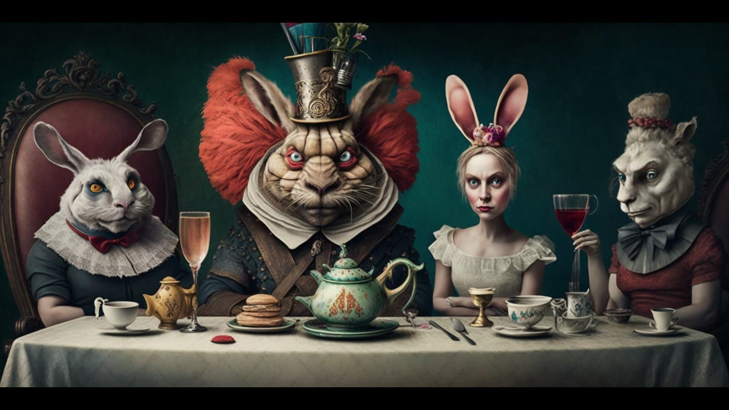 Alice in Wonderland tea party - Image 1