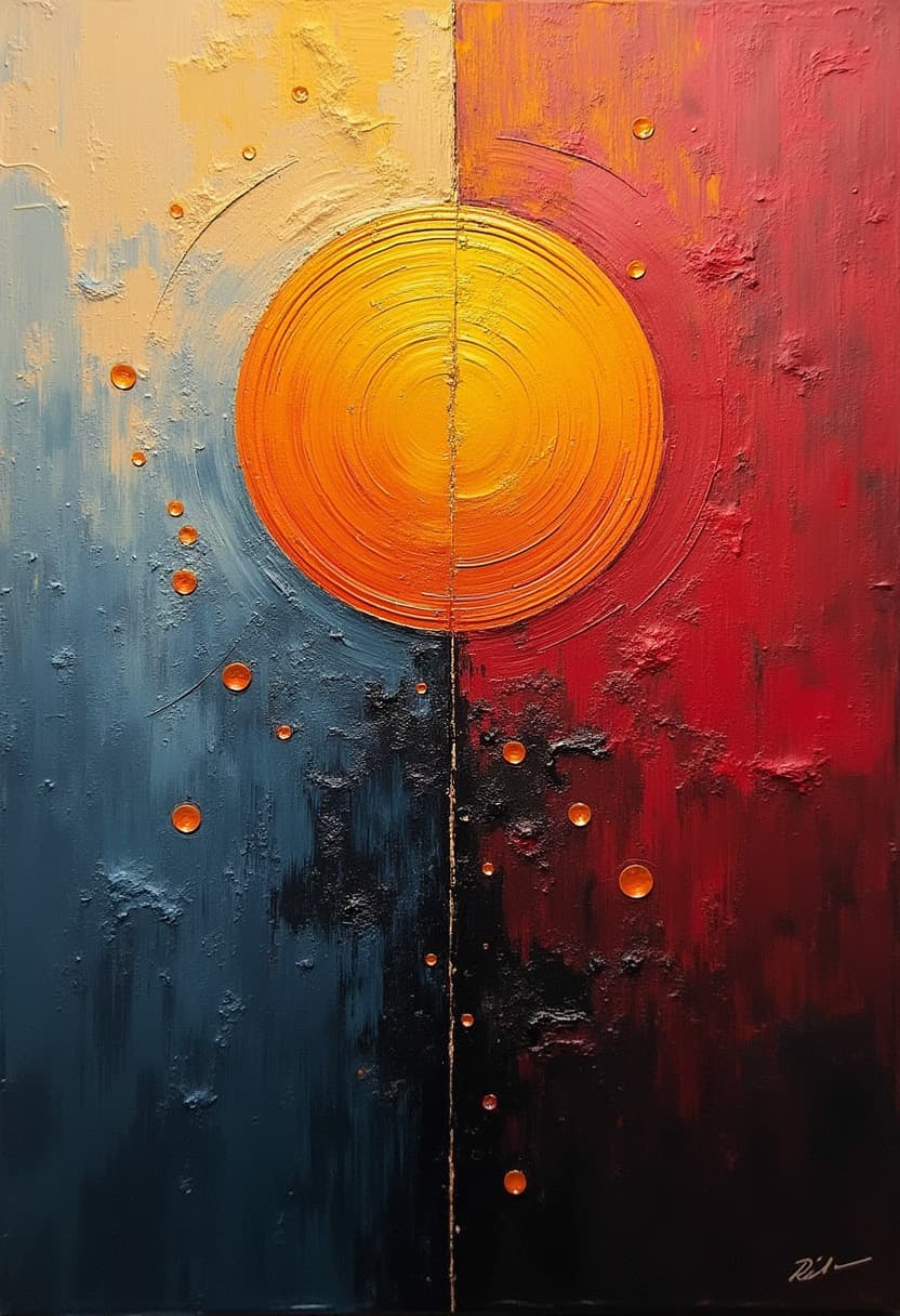 Oil Painting (Hot vs. Cold) - Image 1