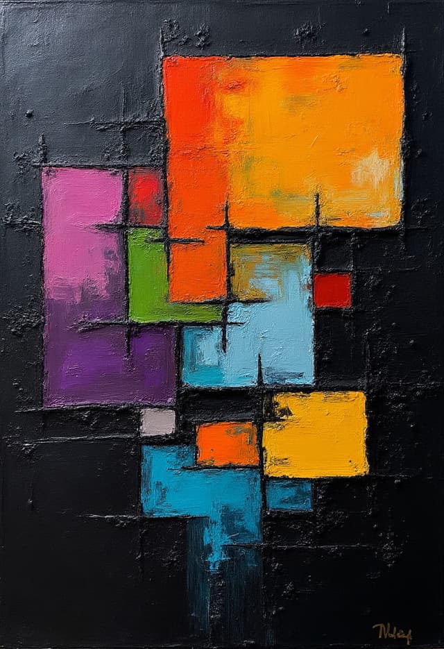 Oil Painting (Multicolor)