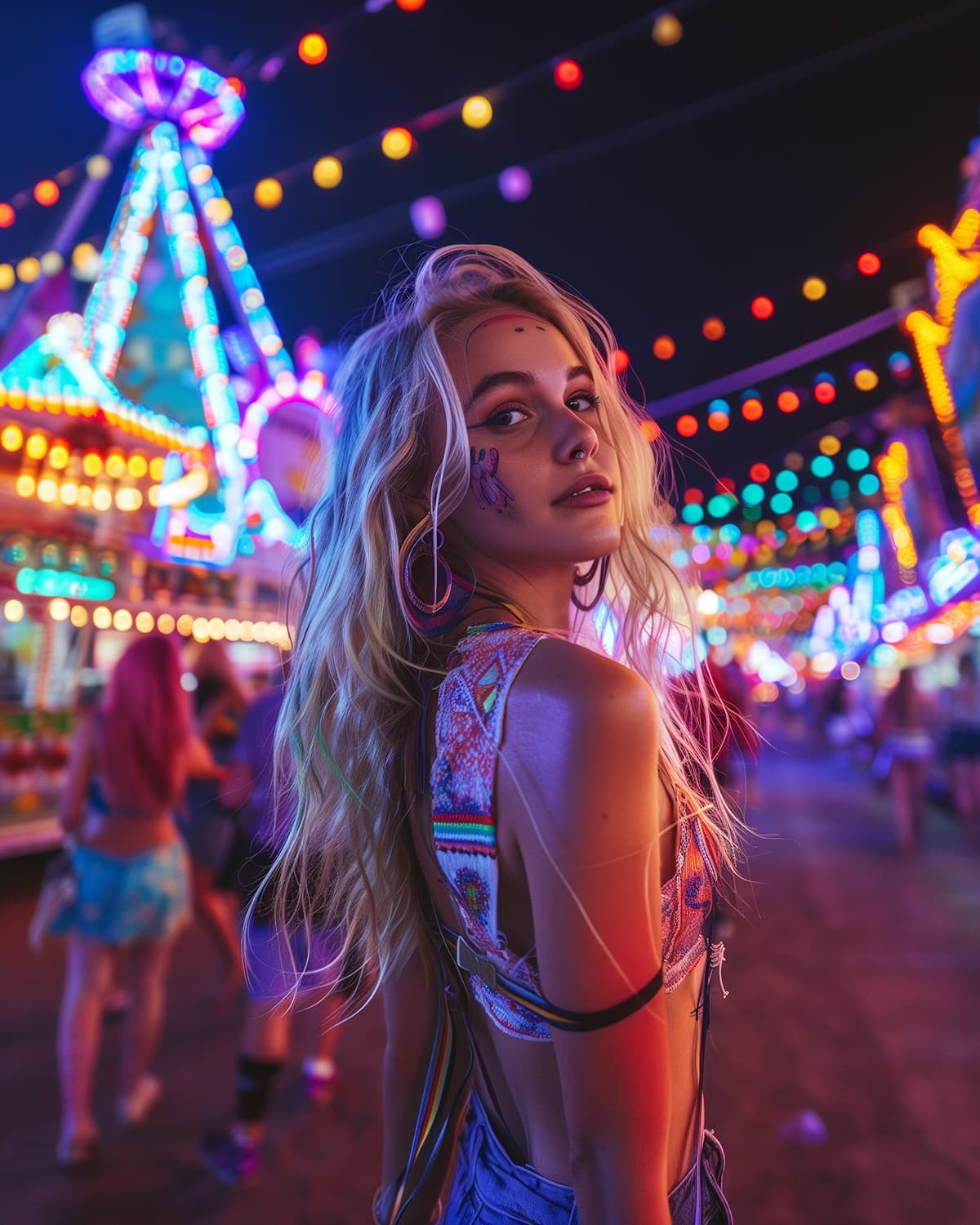 Ravers at Night 2 - Image 1