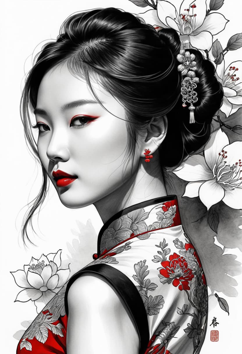 Red Ink Drawings - Image 1