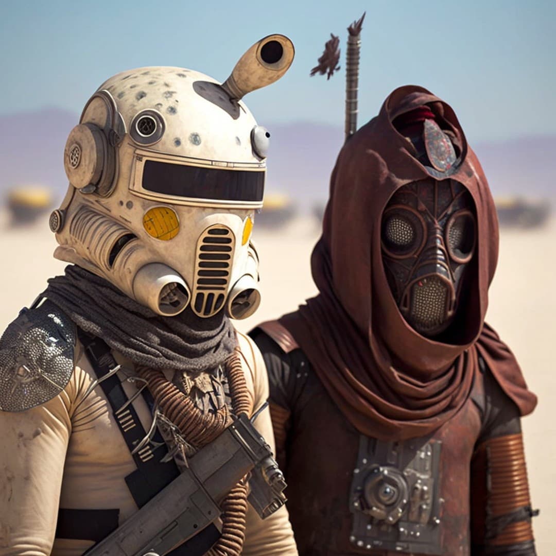 Star Wars characters at Burning Man - Image 1