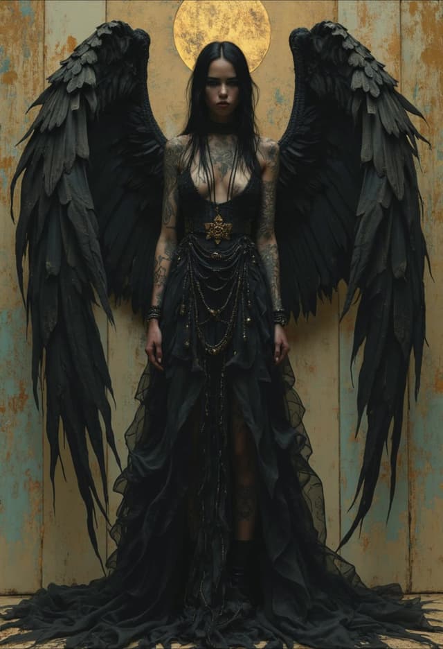 Gold Goth Girls 1
