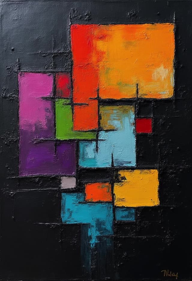 Oil Painting (Multicolor)